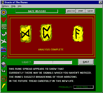 Oracle of the Runes Screenshot